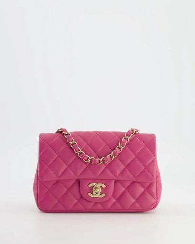 chanel raspberry pink mini
